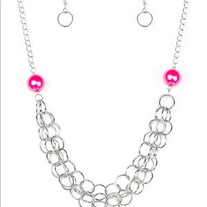 Daring Diva - Pink Bead Necklace